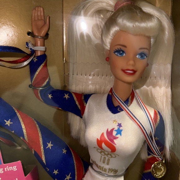 NEW IN BOX Olympic Gymnast Barbie Atlanta 1996 - Picture 7 of 10